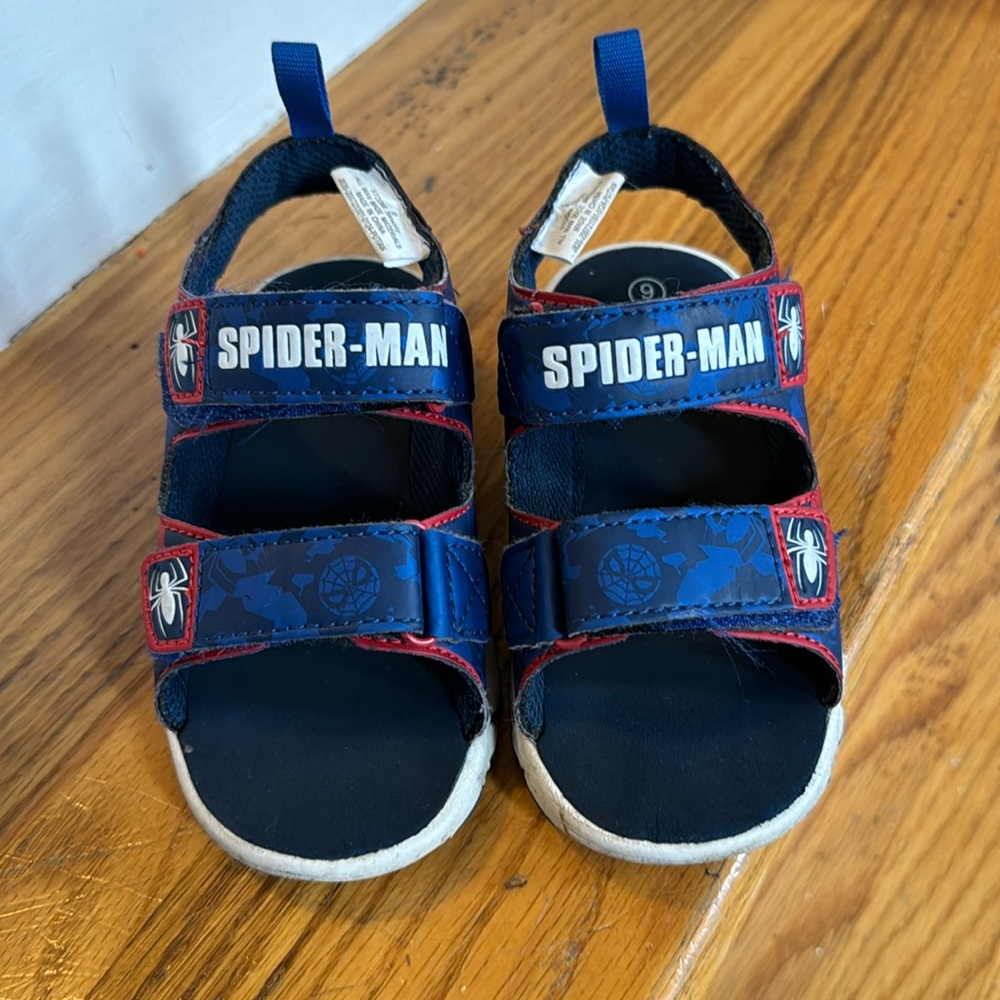 Light up spiderman sandals